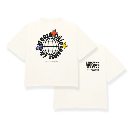OATW x Cincy Knows Best Fest - T-Shirt (White)